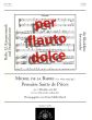 Barre Premiere Suitte de Pieces fur 2 Altblockfloten ohne Bass (Herausgegeben von Franz Muller-Busch)