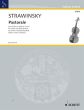 Strawinsky Pastorale Violine mit Oboe, Englischhorn, Klarinette (A) und Fagott Stimmen