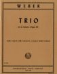 Weber Trio g-minor Op.63 for Flute [Violin], Violoncello and Piano