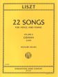 Liszt 22 Songs Vol.2 German (Low)