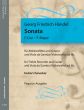 Handel Sonate F-dur Altblockflöte und Gitarre (Vc. ad lib.) (Part./Stimmen) (Hubert Zanoskar)