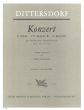 Dittersdorf Konzert C- dur Krebs 158 Violine und Streichorchester (Klavierauszug) (Walter Lebermann und Viktor Kreiner)