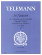 Telemann 36 Fantasien Vol. 4 Alt- und Tenorblockflöte (Ein methodische Duettbuch) (Christa Sokoll)