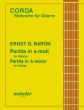 Baron Partita a moll Gitarre (Kurt Schumacher)