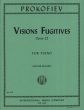 Prokofieff Visions Fugitives Op.22 for Piano (Edited by Isidor Philipp)