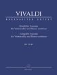 Vivaldi 9 Sonatas RV 39 - 47 Violoncello-Bc (edited by Bettina Hoffmann) (Barenreiter-Urtext)