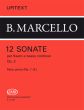 Marcello 12 Sonatas Op.2 Vol.1 No.1 - 6 for Flute and Bc