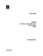 Part Credo (1968) Gemischter Chor (SATB), Klavier, Orchester Studienpartitur