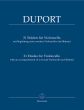 Duprt 21 Etuden Violoncello (mit begl. 2e Violonc.ad lib.) (Martin Rummel) (Barenreiter)