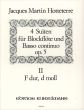 Hotteterre 4 Suiten Op.5 Vol.2 (No.3-4) Altblockflöte-Bc (Hans Maria Kneihs)