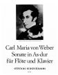 Weber Sonate As-dur Op.39 Flote und Klavier