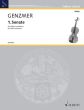 Genzmer Sonate No.1 GeWV 222 Violikne und Klavier (1943) (grade 3 - 4)