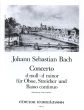 Bach Concerto d-minor (Reconstruction from BWV 1059a) for Oboe and Piano (Reconstruction Arnold Mehl) (Piano Reduction by Friedemann Winklhofer)