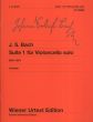 Bach Suite No.1 BWV 1007 fur Violoncello solo (Herausgegeben von Ulrich Leisinger) (Wiener Urtext)