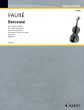 Faure  Berceuse Op.16 D-major for Violin and Piano (Edited by Maria Egelhof) (Schott)