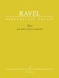 Ravel Trio for Violin-Cello and Piano (Score/Parts) (edited by Douglas Woodfull-Harris) (Barenreiter-Urtext)