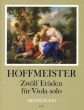 Hoffmeister 12 Etuden fur Viola Solo (edited by Yvonne Morgan)