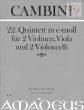 Quintet No.22 e-minor (2 Vi.-Va.- 2 Vc.) (Score/Parts)