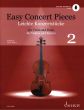 Album Easy Concert Pieces Vol.2 Violin and Piano Book with Audio Online (edited by Peter Mohrs)