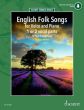 English Folk Songs 1 - 2 Voices with Piano (30 Traditional Pieces) (Book with Audio) (edited by Philip Lawson)