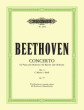 Beethoven Concerto No.3 Op.37 C Minor (Reduction 2 Pianos Max Pauer) (with Beethoven's Original Cadenza Peters)