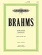 Brahms Sonaten Op.78 - 100 - 108 fur Violine und Klavier (Herausgeber Carl Flesch und Arthur Schnabel)