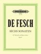 Fesch 6 Sonaten Op.8 Violoncello-Bc (Schulz-Wenzel)