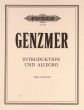 Genzmer Introduktion und Allegro Fagott und Klavier