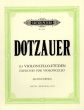 Dotzauer Etuden Vol.3 Nos.63 - 85 fur Violoncello (Herausgeben von Klingenberg) (Peters)