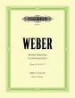 Weber Sonatas for Piano (edited by Louis Kohler and Adolf Rithardt) (Peters)