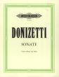 Donizetti  Sonate g-moll Violine[Flote] und Harfe (Erstausgabe Meylan)