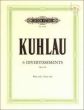 Kuhlau 6 Divertissements Op.68 Flute solo (edited by P.Taffanel)