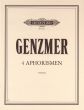 Genzmer 4 Aphorismen 2 Gitarren (1989)