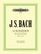 Bach 16 Konzerte nach verschiedenen Meistern BWV 972 - 987 Cembalo (Czerny - Griepenkerl - Roitzsch)