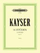 Kayser 36 Etuden Op.20 Violine (Hans Sitt)