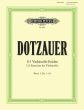 Dotzauer Etuden Vol.1 (Nos.1 - 34) fur Violoncello (Klingenberg) (Peters)