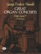 Handel Great Organ Concertos Op.4 and Op.7 (Full Score)