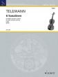 Telemann 6 Sonatinen Violine und Bc (Vc.ad lib.) (Wolfgang Birtel) (Neuausgabe Urtext)