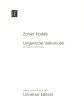 Kodaly Ungarische Volksmusik fur Hohe Stimme und Klavier (Hungarian/German/English)