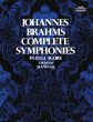 Brahms Complete Symphonies Full Score (Dover)