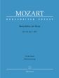 Mozart Benedictus sit Deus KV 117 (66a=47b) (Sopr.- SATB-Orch.) (Vocal Score) (Barenreiter)