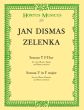 Zelenka Sonate No. 5 F-dur ZWV 181 - 5 2 Oboen-Fagott-Bc (Part.-Stimmen) (Wolfgang Horn) (Barenreiter)