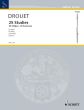 Drouet 25 Etuden für Flöte (Originalausgabe von 1827)