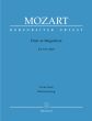 Mozart Dixit et Magnificat KV 193 (186g) STB Soli-SATB- Clarino 1 / 2 - 3 Trb.-Timp.- 2 Vi.-Bc Vocal Score