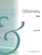 Strawinsky Mass Mixed Choir-Double Wind Quintet Fullscore