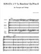 Cazzati Sonata C-major Op. 35 No. 11 "La Bianchina" Trumpet and Strings (Score/Parts)