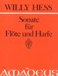 Hess Sonate Op.129 Flote und Harfe