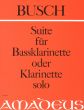 Busch Suite Opus 37a fur Bassclarinette oder Klarinette