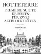 Hotteterre Premiere Suitte de Pieces Op.4