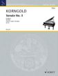 Korngold Sonata No.3 C-major Op.25 Piano